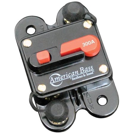 WCI American Bass ABCB300A 300 amp Circuit Breaker Blister Pack ABCB300A